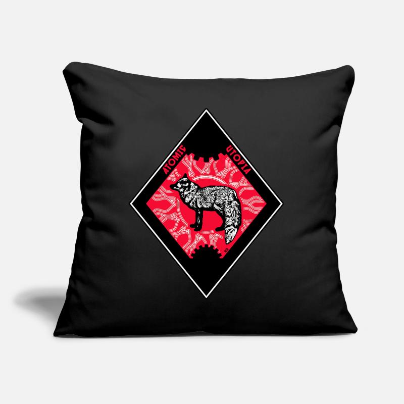 Atomic Utopia - Silver Fox Rhombus Sofa pillow with filling 45cm x 45cm