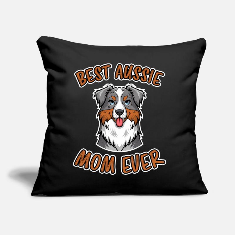 Australian Shepherd Mama Lustiges Aussie Geschenk Sofakissen mit Füllung 45 x 45 cm