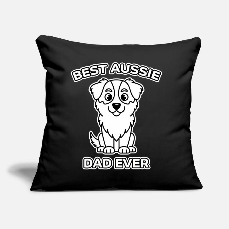 Australian Shepherd Papa Lustiges Aussie Geschenk Sofakissen mit Füllung 45 x 45 cm