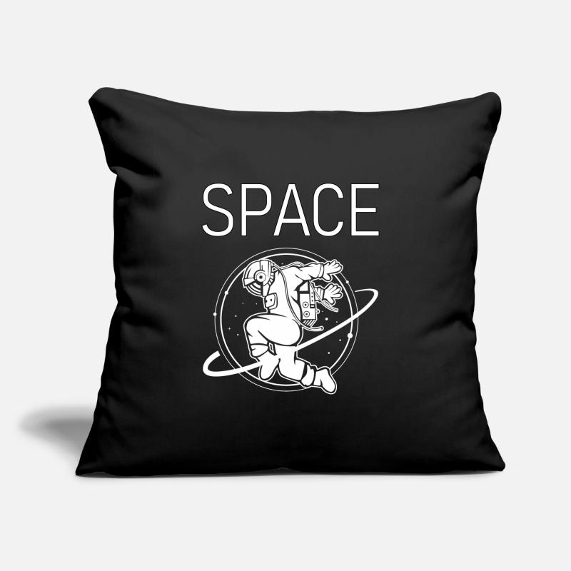 Astronaute de l’espace vaisseau spatial extraterrestres Coussin et housse de 45 x 45 cm