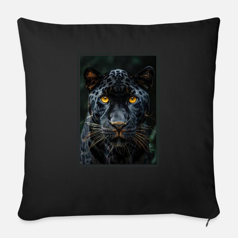 Panthers Panther - Sofakissen mit Füllung 45 x 45 cm - Schwarz