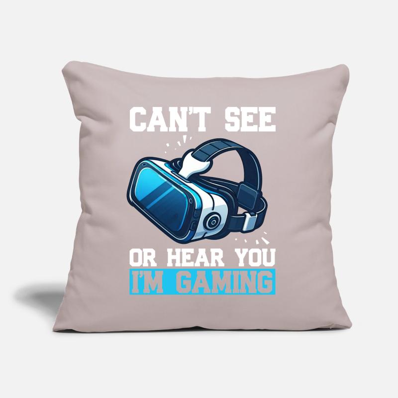 Virtual Reality Athlet Witzer VR Gamer Headset Sofakissen mit Füllung 45 x 45 cm