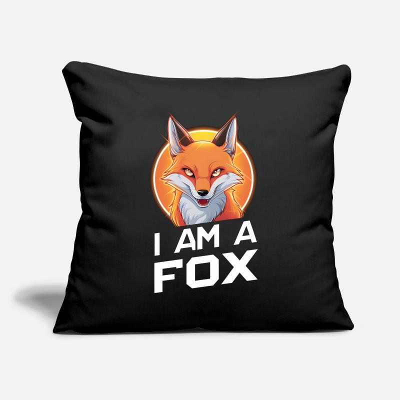 Ich bin ein Fuchs Sofakissen mit Füllung 45 x 45 cm
