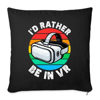 Réalité virtuelle athlète Witzer VR Gamer Casque - Coussin et housse de 45 x 45 cm - noir - Devant