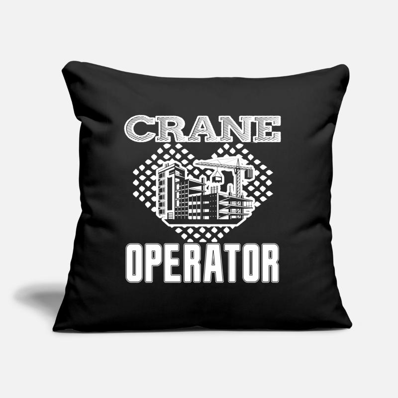 Crane Operator Crane Operator Heart Sofa pillow with filling 45cm x 45cm