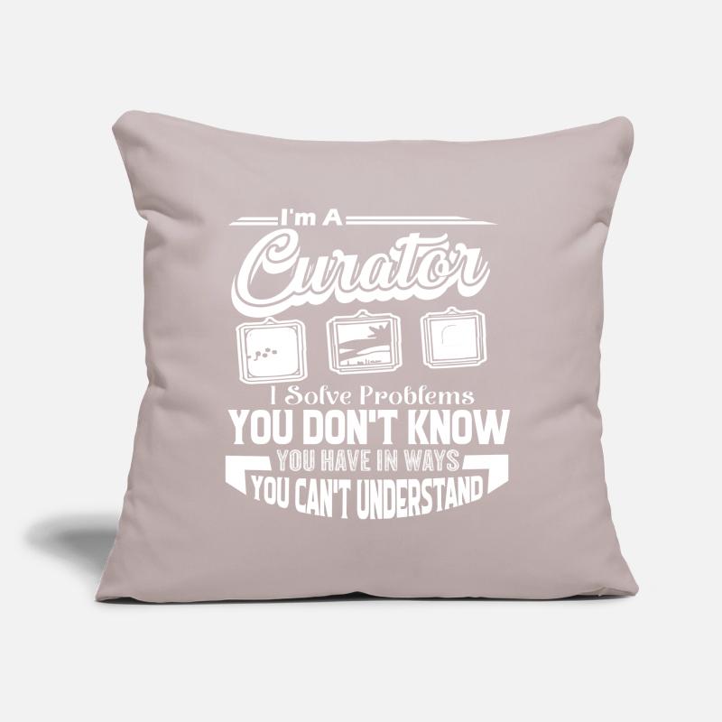 Curator Curator Solves Problems Sofa pillow with filling 45cm x 45cm