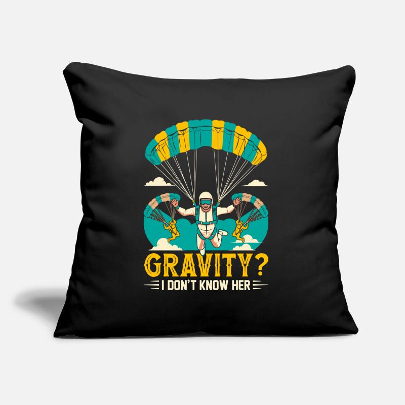 Gravity? I don't know her. Sofa pillow with filling 45cm x 45cm