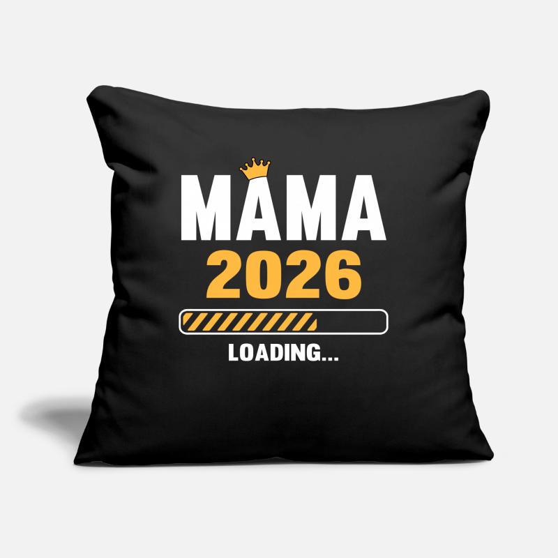 Mama 2026 Loading Sofakissen mit Füllung 45 x 45 cm