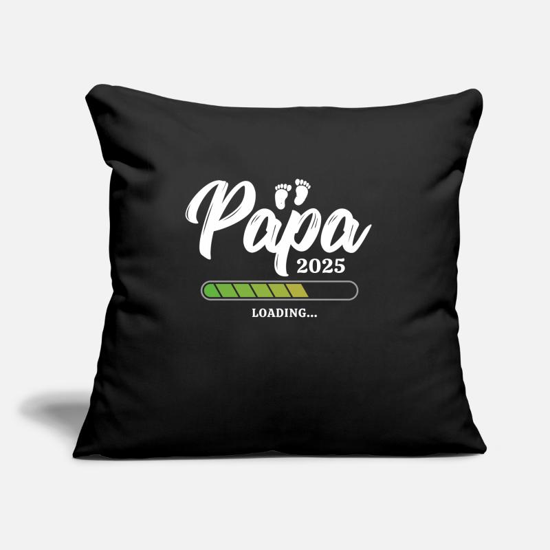 Papa Loading 2025 Sofa pillow with filling 45cm x 45cm