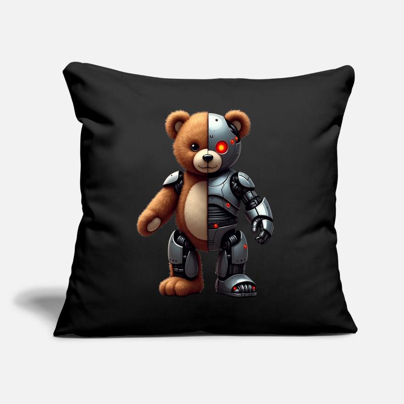 Funny Robot Tech Teddy Bear Cyborg Animal Bear Sofa pillow with filling 45cm x 45cm