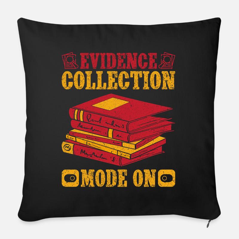 Forensic Science Major Evidence Mode On Forensics - Sofakissen mit Füllung 45 x 45 cm - Schwarz
