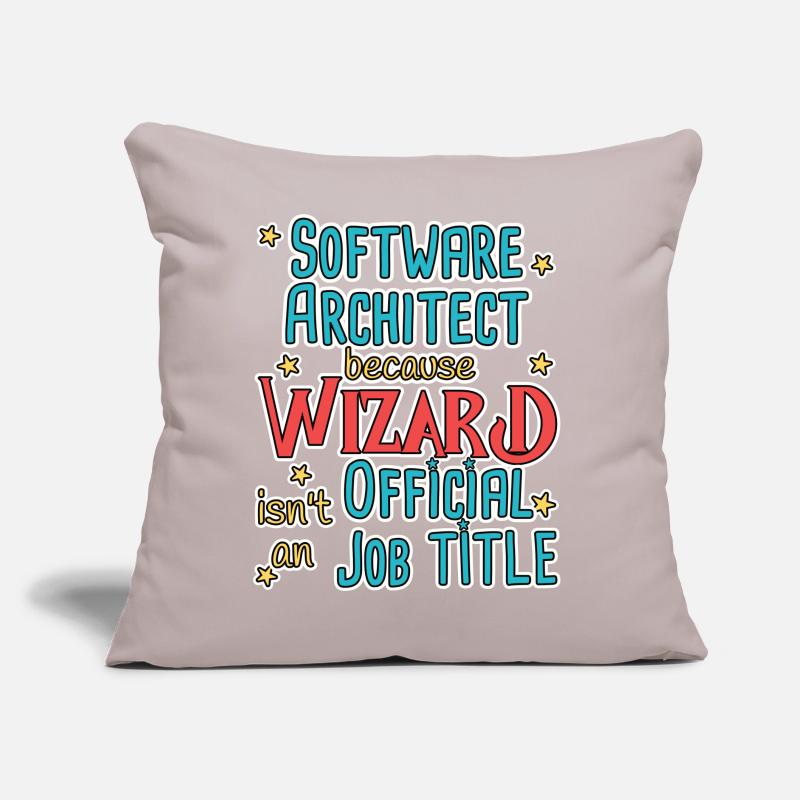 Software Architect Wizard Software Architecture Coussin et housse de 45 x 45 cm