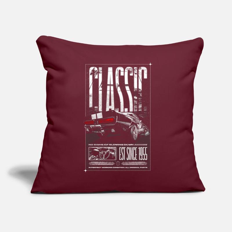 Ich bin nicht alt, ich bin ein Oldtimer, Oldtimer Jahrgang 1955 Sofakissen mit Füllung 45 x 45 cm