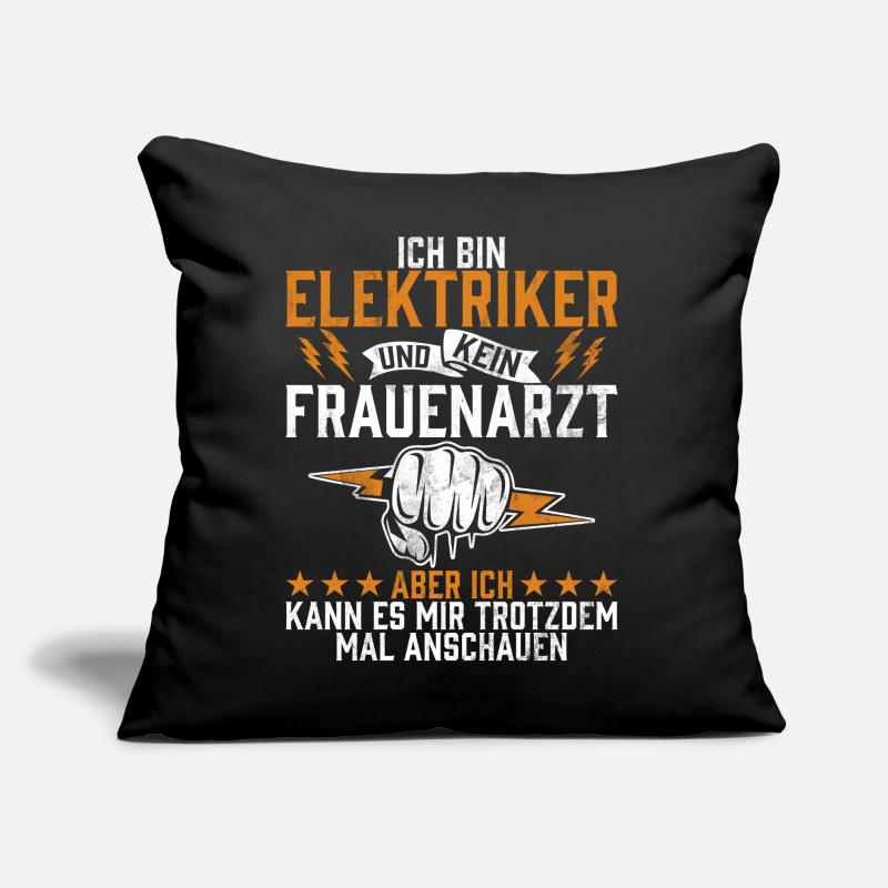 Electronics Technician Electrics Profession Volt Electrical Engineering Sofa pillow with filling 45cm x 45cm