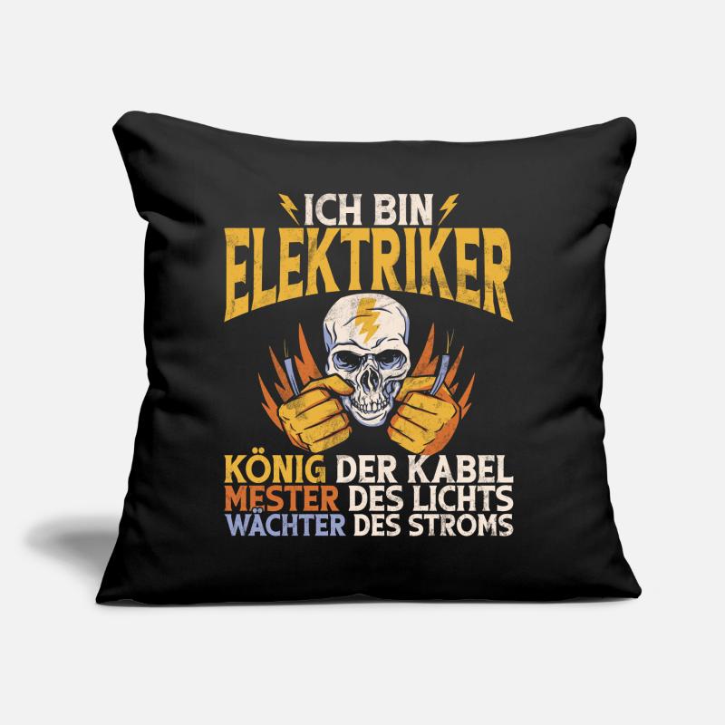 Electronics Technician Electrics Profession Volt Electrical Engineering Sofa pillow with filling 45cm x 45cm