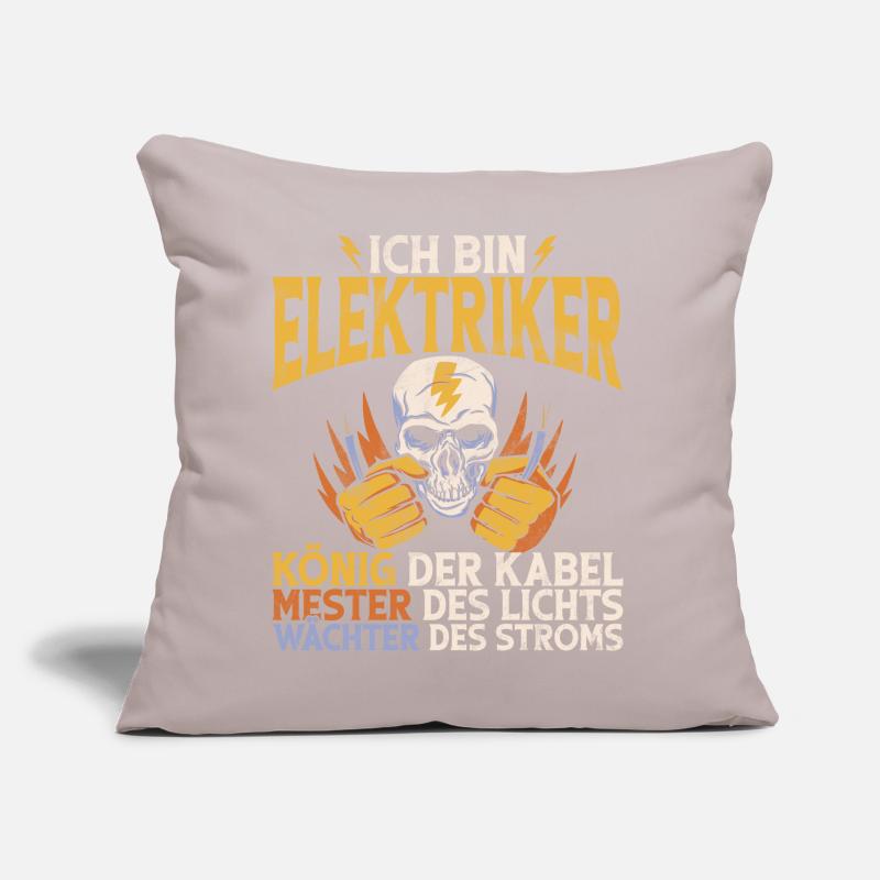 Electronics Technician Electrics Profession Volt Electrical Engineering Sofa pillow with filling 45cm x 45cm