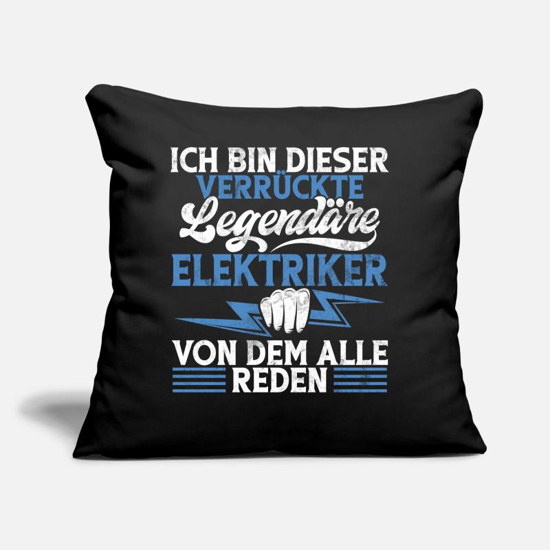 Electronics Technician Electrics Profession Volt Electrical Engineering Sofa pillow with filling 45cm x 45cm