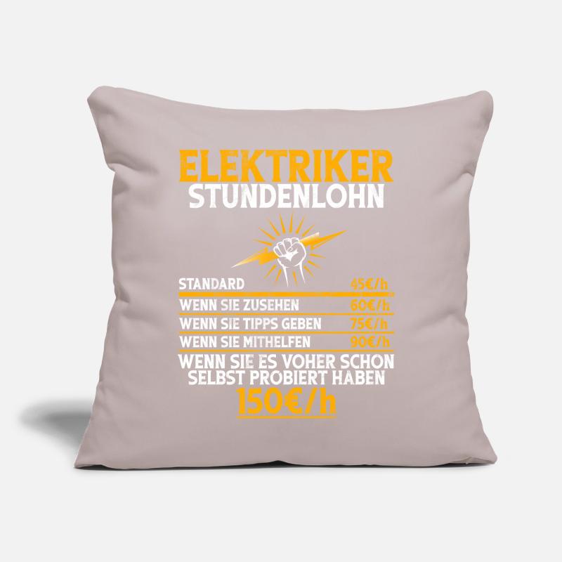 Electronics Technician Electrics Profession Volt Electrical Engineering Sofa pillow with filling 45cm x 45cm