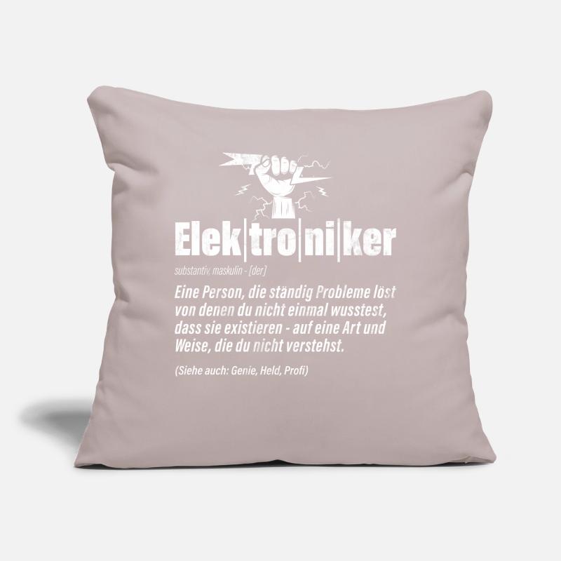 Electronics Technician Electrics Profession Volt Electrical Engineering Sofa pillow with filling 45cm x 45cm