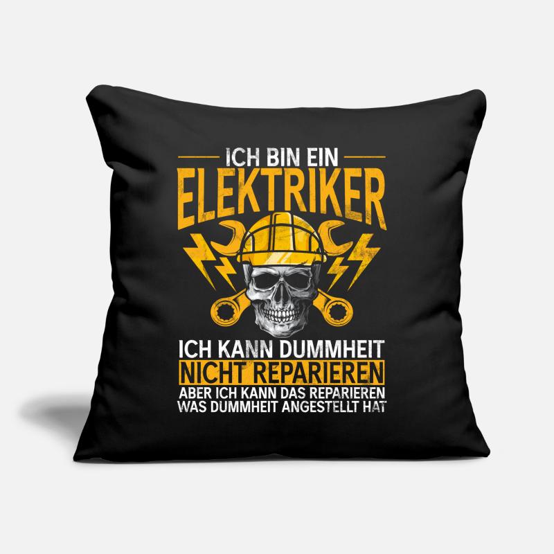 Electronics Technician Electrics Profession Volt Electrical Engineering Sofa pillow with filling 45cm x 45cm