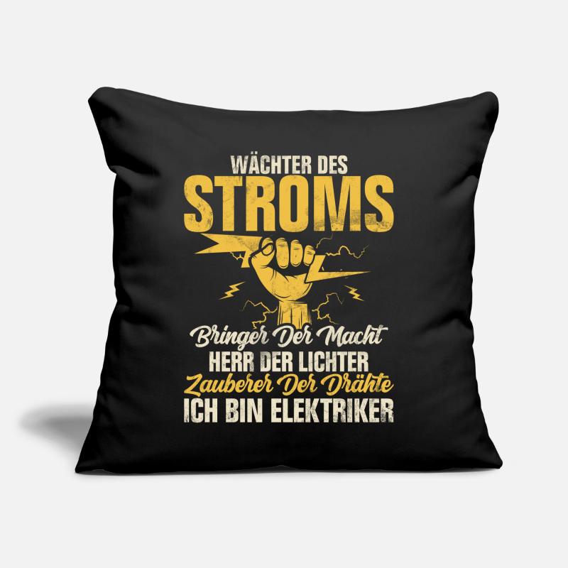 Electronics Technician Electrics Profession Volt Electrical Engineering Sofa pillow with filling 45cm x 45cm
