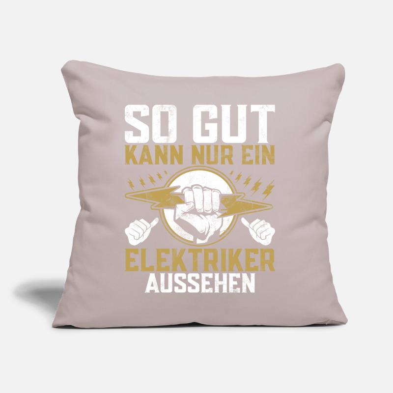 Electronics Technician Electrics Profession Volt Electrical Engineering Sofa pillow with filling 45cm x 45cm