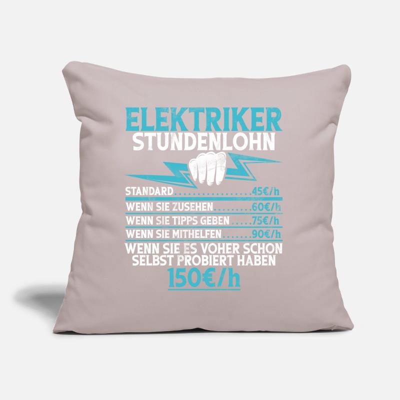 Electronics Technician Electrics Profession Volt Electrical Engineering Sofa pillow with filling 45cm x 45cm