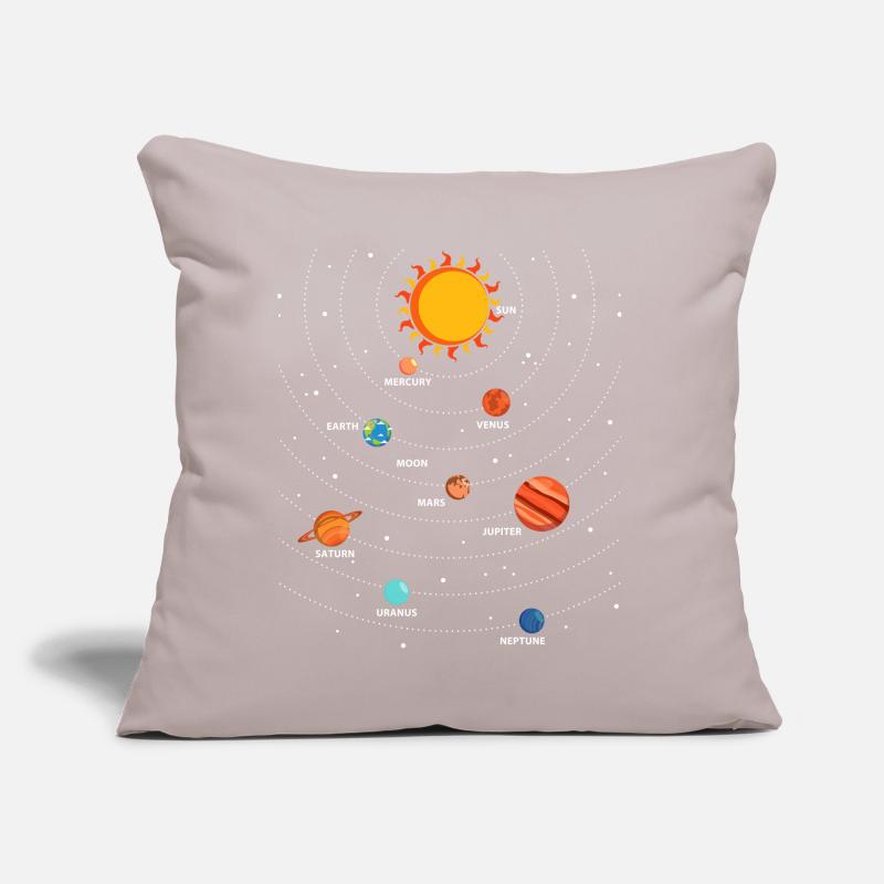 Planets Science Physics Universe Sun Sofa pillow with filling 45cm x 45cm