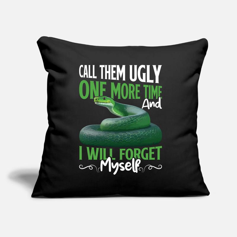 Green Tree Python Sofa pillow with filling 45cm x 45cm