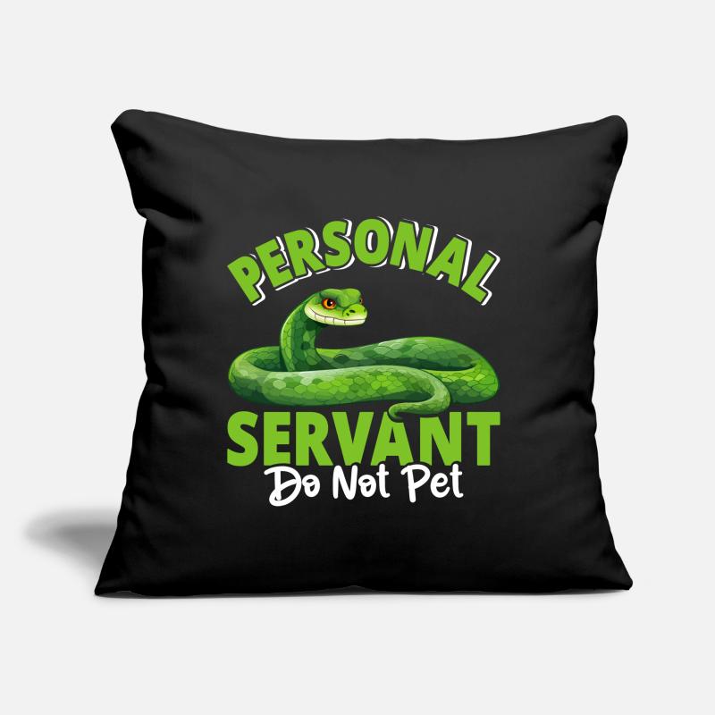 Green Tree Python Sofa pillow with filling 45cm x 45cm