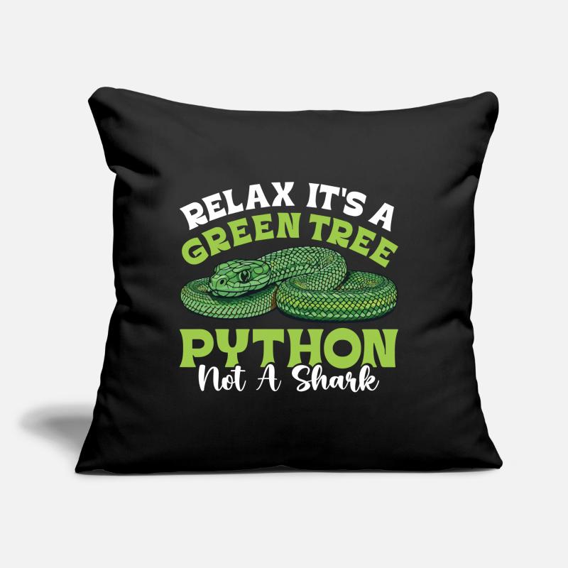 Python arborescent vert Coussin et housse de 45 x 45 cm