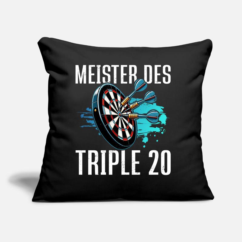 Fléchettes Jeu de fléchettes Jeu de fléchettes Jeu de fléchettes Coussin et housse de 45 x 45 cm