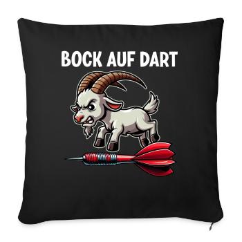 Fléchettes Jeu de fléchettes Jeu de fléchettes Jeu de fléchettes - Coussin et housse de 45 x 45 cm - noir - Devant