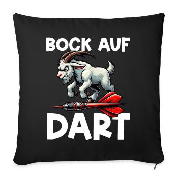 Fléchettes Jeu de fléchettes Jeu de fléchettes Jeu de fléchettes - Coussin et housse de 45 x 45 cm - noir - Devant