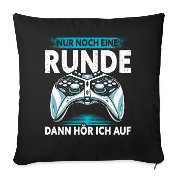 Gaming Gamer Gamer Video Player Console PC Gaming - Sofa pillow with filling 45cm x 45cm - black - Front
