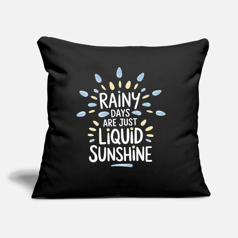 Whimsical Weather Patterns, Whimsical Clouds, Funny Sofa pillow with filling 45cm x 45cm