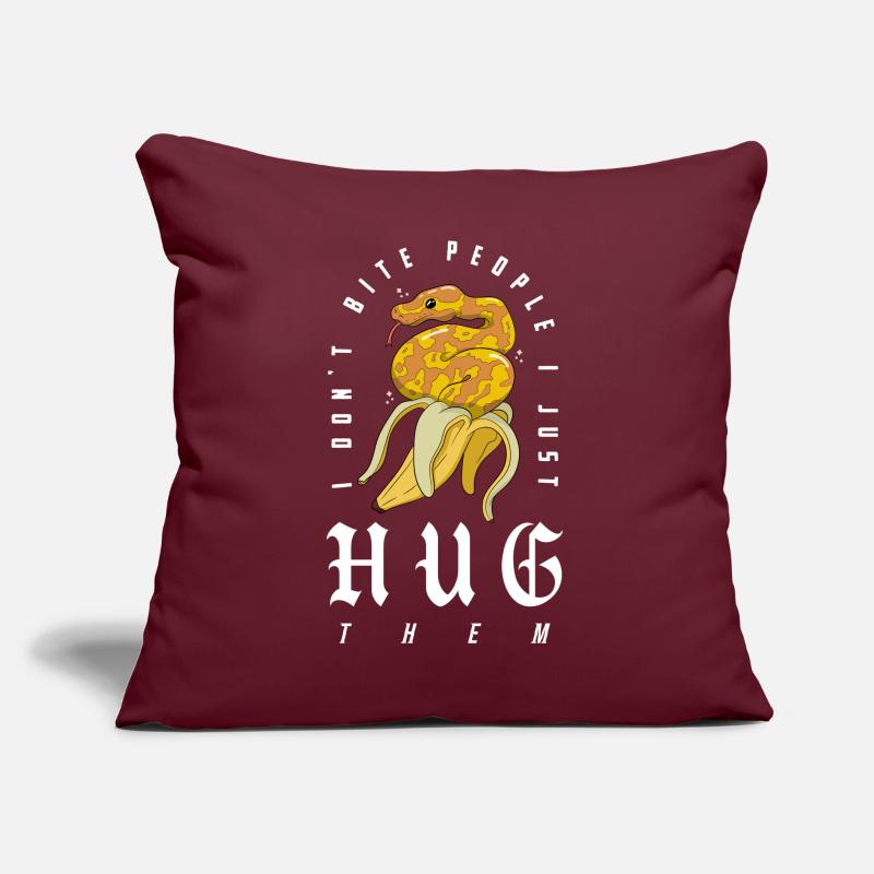 python royal serpent propriétaire banane python royal Coussin et housse de 45 x 45 cm