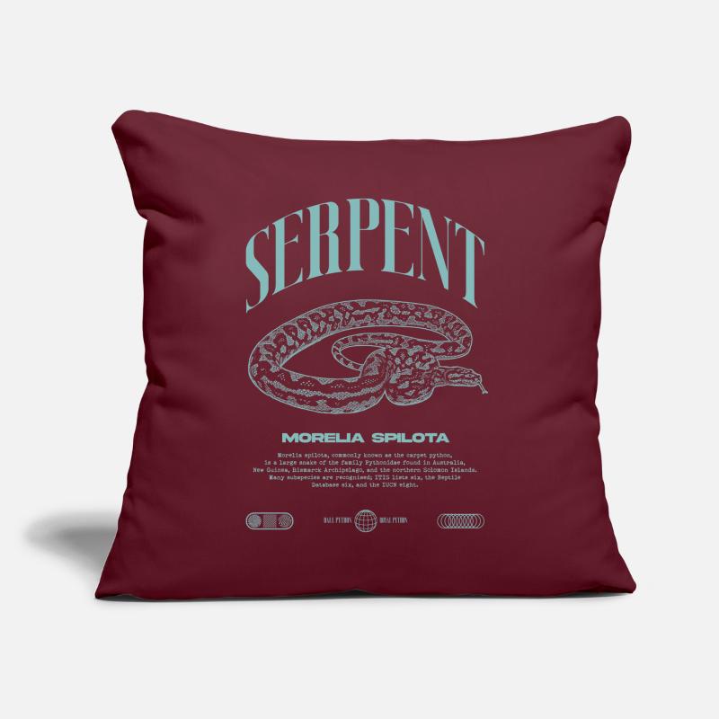 Teppich Python Moderne Reptile Keeper Streetwear Sofakissen mit Füllung 45 x 45 cm