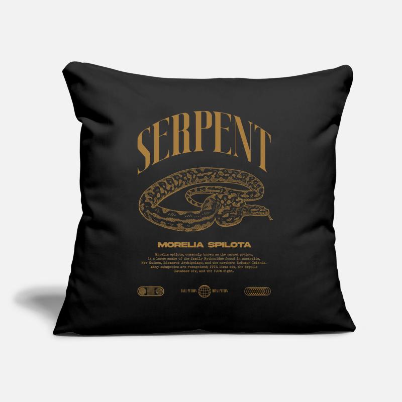Teppich Python Moderne Reptile Keeper Streetwear Sofakissen mit Füllung 45 x 45 cm