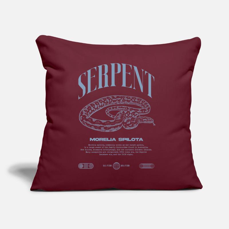 Teppich Python Moderne Reptile Keeper Streetwear Sofakissen mit Füllung 45 x 45 cm