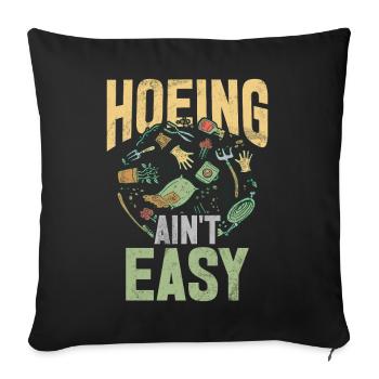 Garden Plants Gardener Garden Lover Planting - Sofa pillow with filling 45cm x 45cm - black - Front