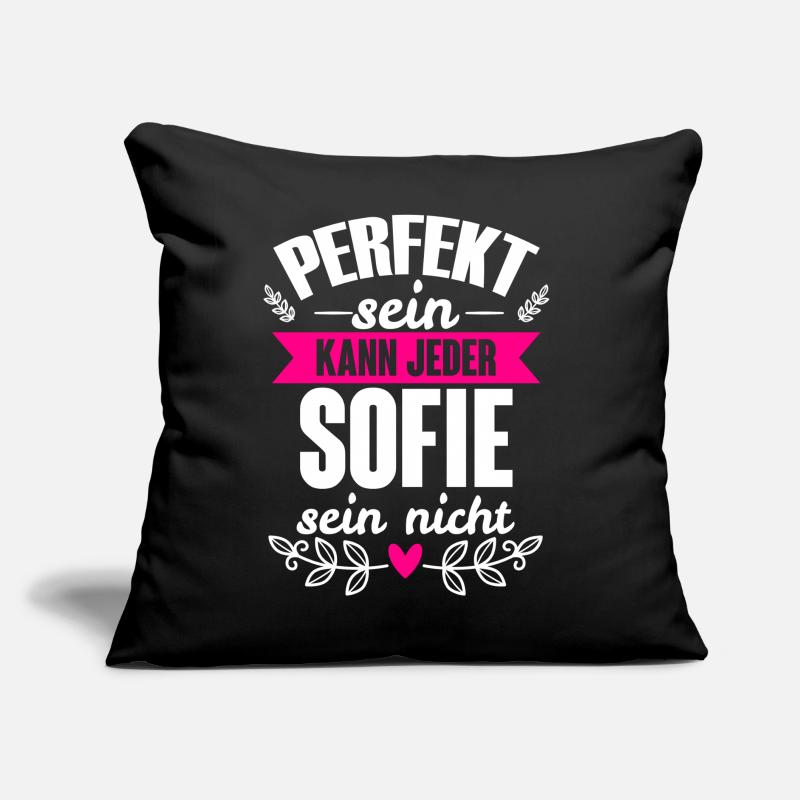 Sofie Perfekt Sein Kann Jeder Sofie Sein Nicht Sofakissen mit Füllung 45 x 45 cm