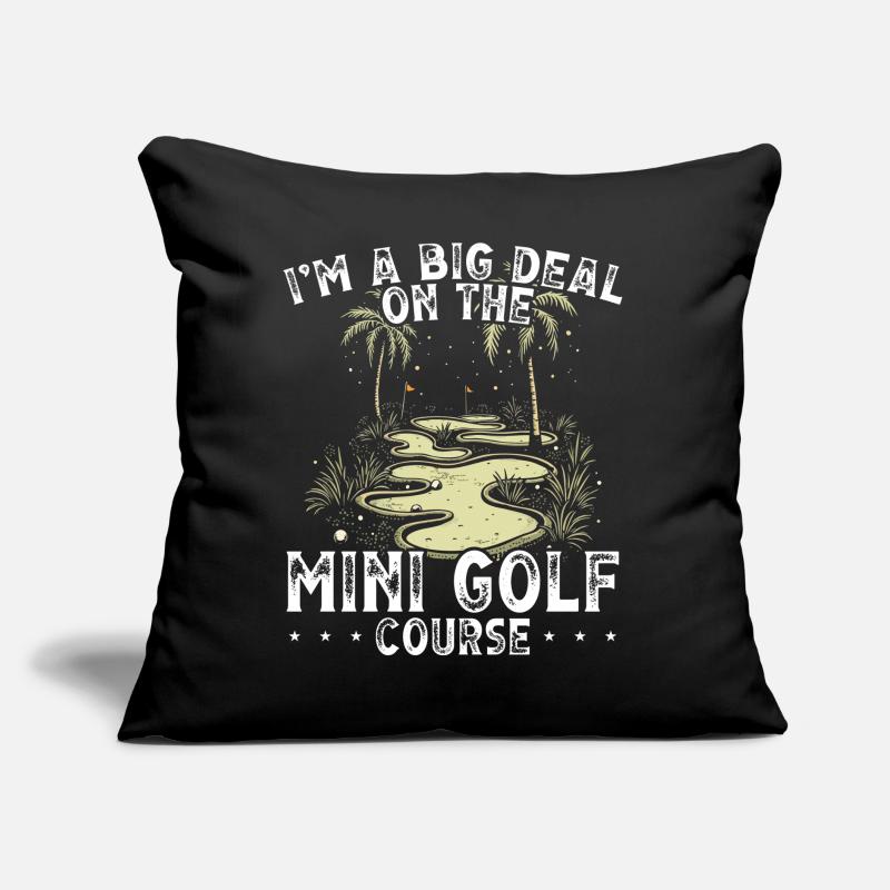 Golf Golf Golf Golf Parcours de Golf Coussin et housse de 45 x 45 cm