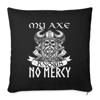 Viking Dieux nordiques Mythologie Nordman - Coussin et housse de 45 x 45 cm - noir - Devant
