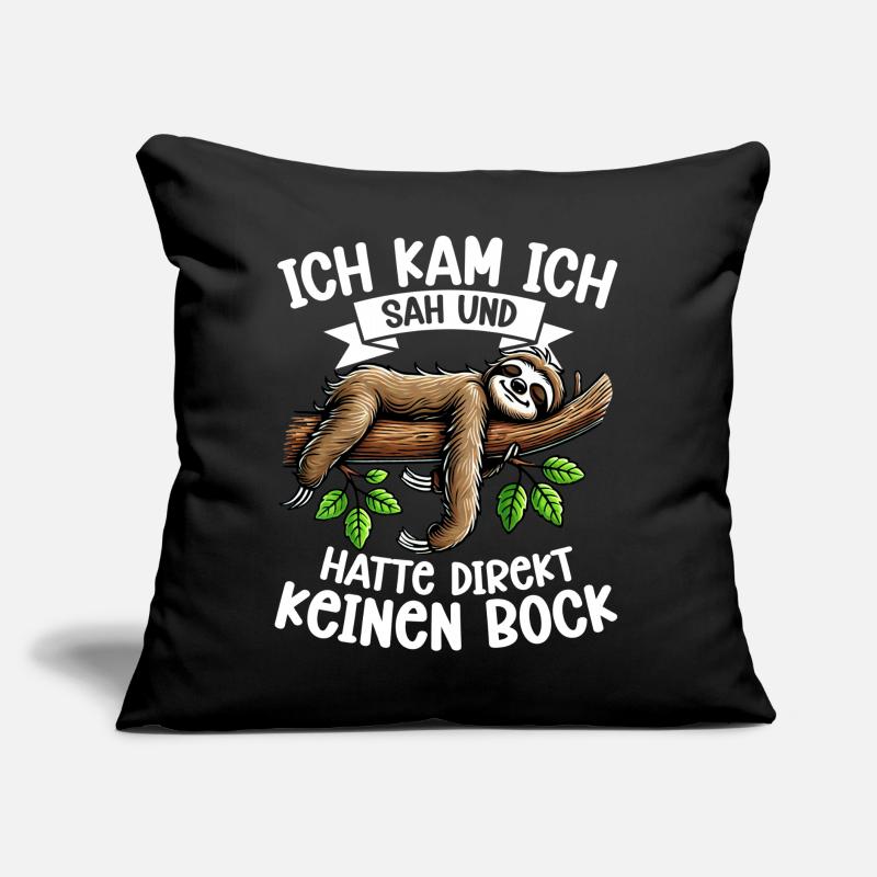 Sloth Lazy Sloth Lover Sloths Sofa pillow with filling 45cm x 45cm