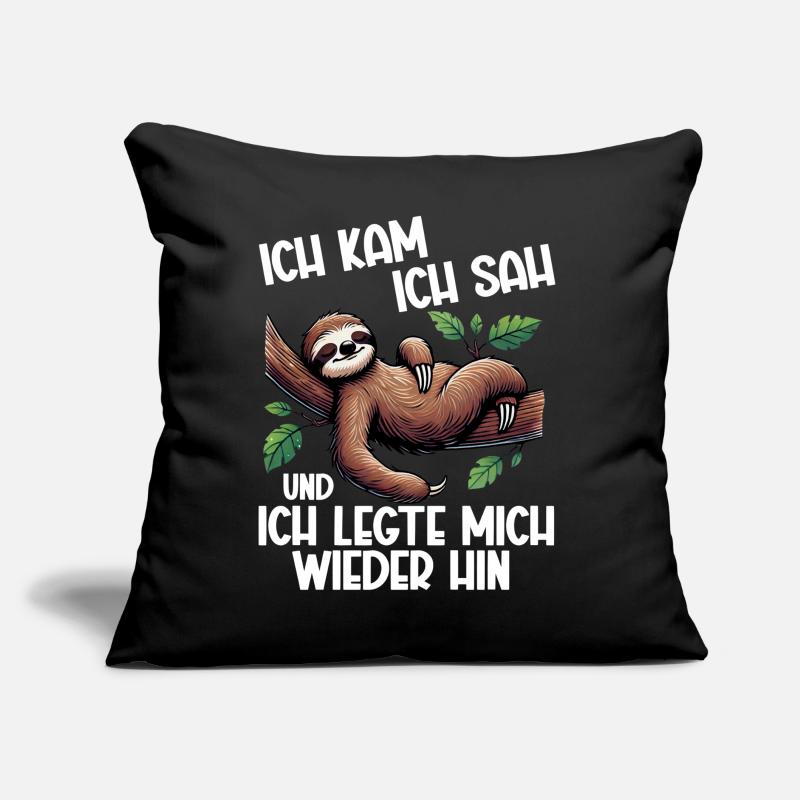 Sloth Lazy Sloth Lover Sloths Sofa pillow with filling 45cm x 45cm