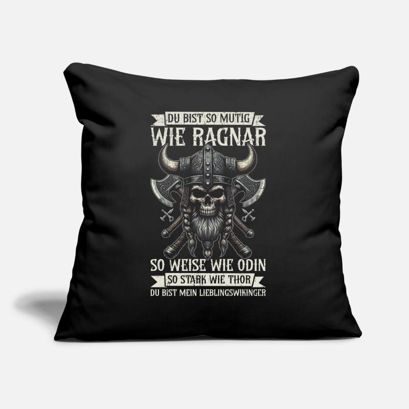 Wikinger Papa Vatertag Vaterschaft Elternteil Sofakissen mit Füllung 45 x 45 cm