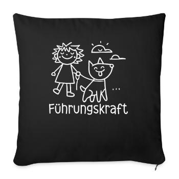 Guide Dog Dog Owner Dog Lover Animal - Sofa pillow with filling 45cm x 45cm - black - Front