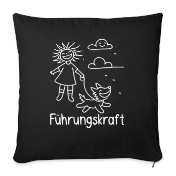 Guide Dog Dog Owner Dog Lover Animal - Sofa pillow with filling 45cm x 45cm - black - Front