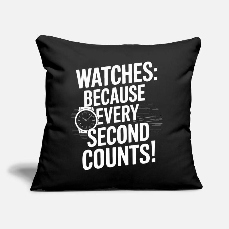 Watches: Because every second counts! Sofa pillow with filling 45cm x 45cm